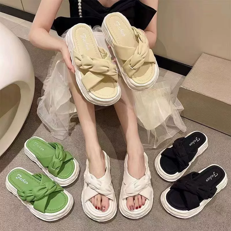 Summer slippers for leisure, 2023, soft sole