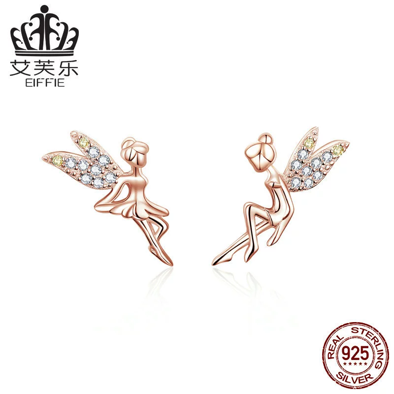 Genuine каменная инlay, серьги, милые цирконии, серебро пробы 925, цветочная