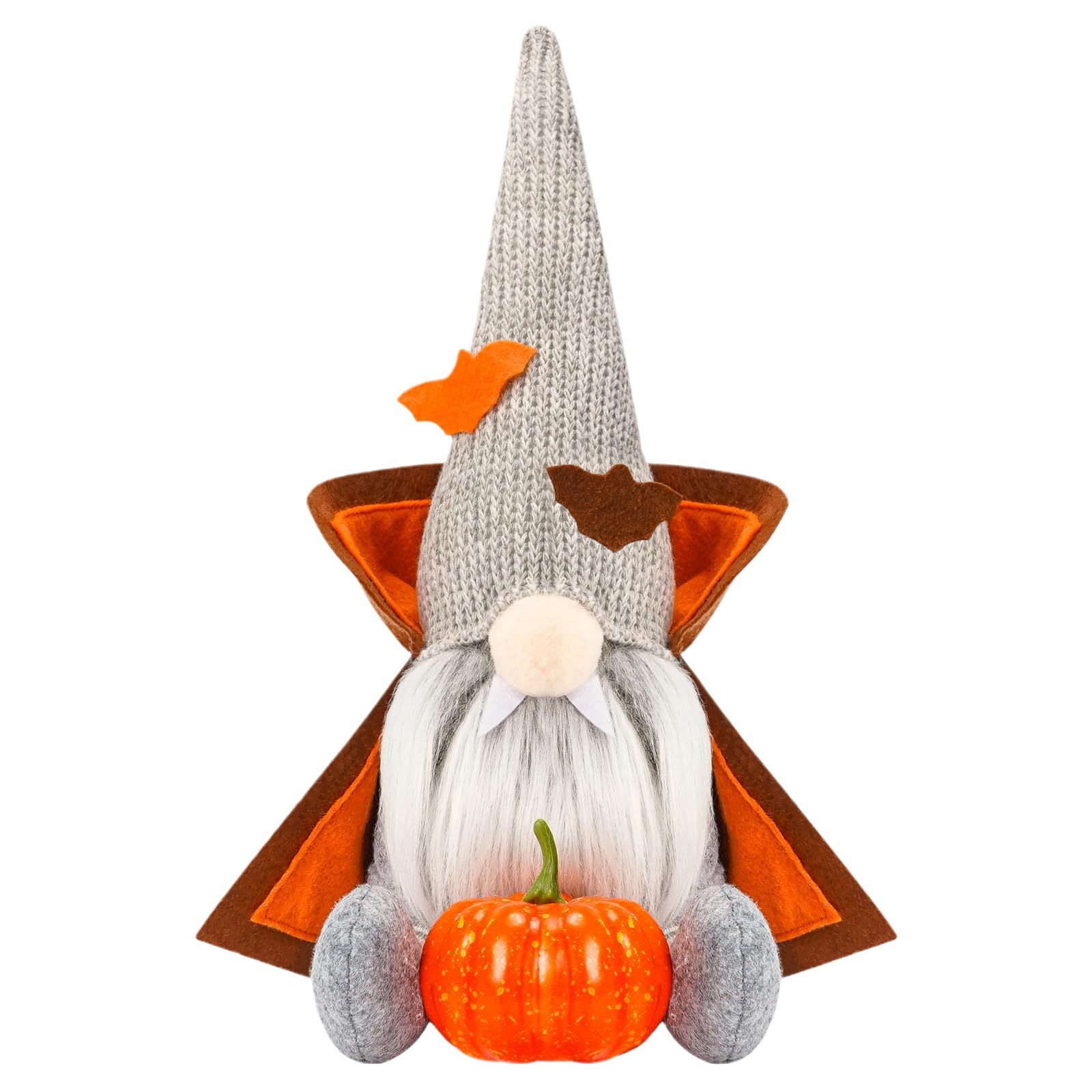 Nuevo Halloween transfronterizo sin cara anciano enano abrazando muñeca calabaza atmósfera festiva decoración muñeca accesorios