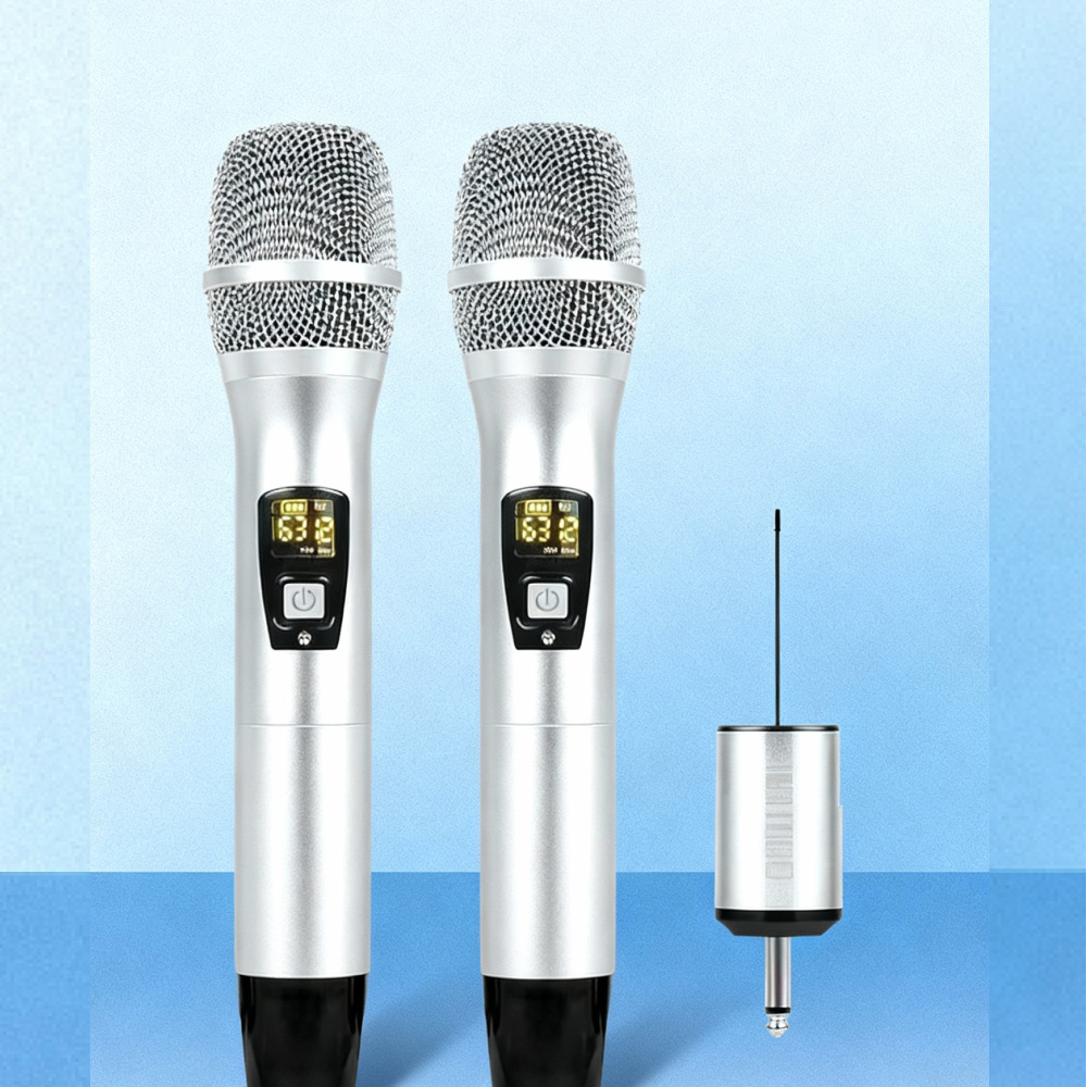 万能话筒便捷式直播家用无线话筒电视麦克风U段专业电脑K歌录音