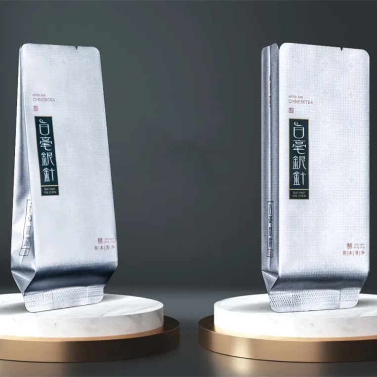 Fuding té blanco peonía blanca edición pública bolsa de burbujas gruesa aguja de plata blanca bolsa de té salvaje de montaña 15 cm de largo