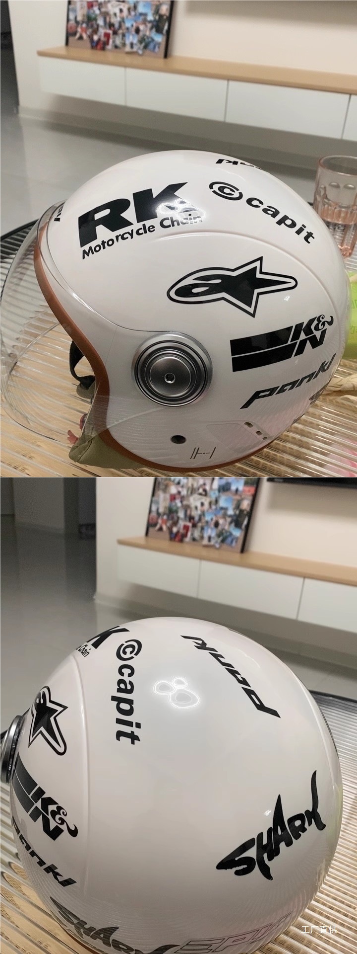 Sponsor Combo Motorcycle Decorative Decals Reflective Car Stickers Helmet Modification Logo Scratch Cover Car Stickers
