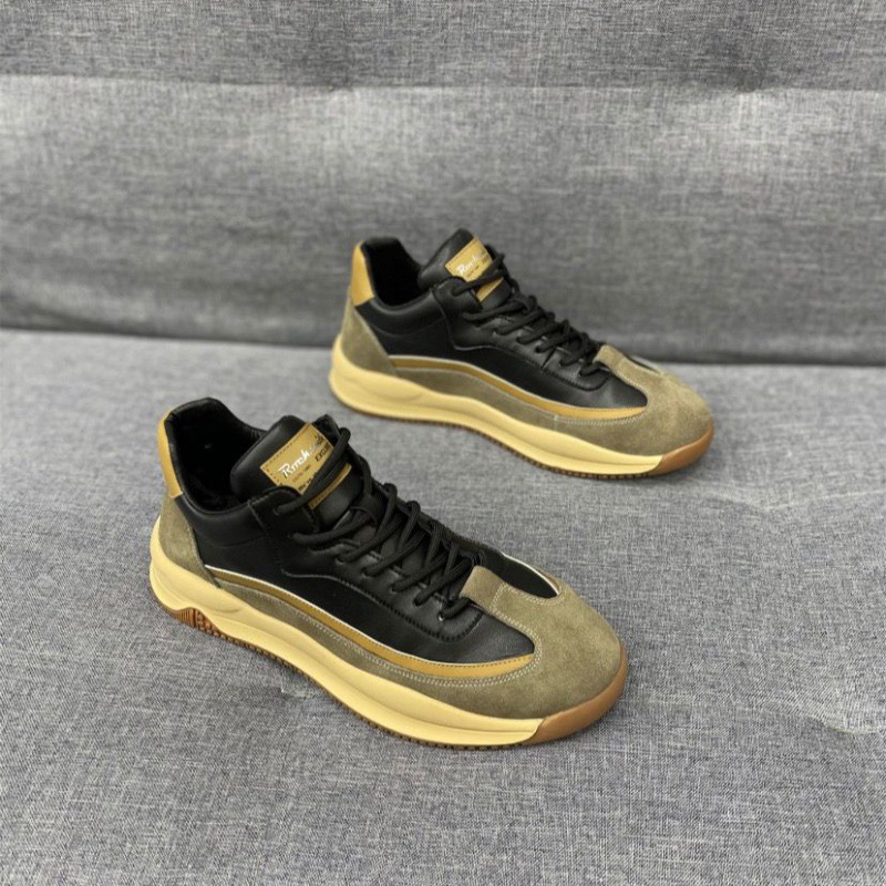 Men S Shoes Spring Station Fashion Casual All Match And Autumn Korean Version Of Daddy Single Shoes Sports Leisure_voghion.com