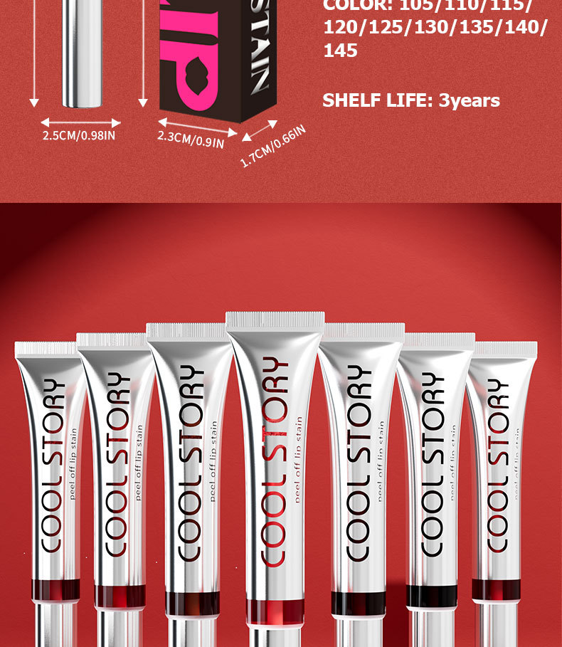 22g Weight Lip Glaze Type Of Cosmetics Contains Liquid Ingredient Plastic Material Letter Pattern Letter Plastic Lip Glaze Beauty & Health 17