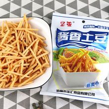 坚强酱香土豆整箱椒盐薯条酥脆休闲膨化00儿时经典怀旧零食批发厂