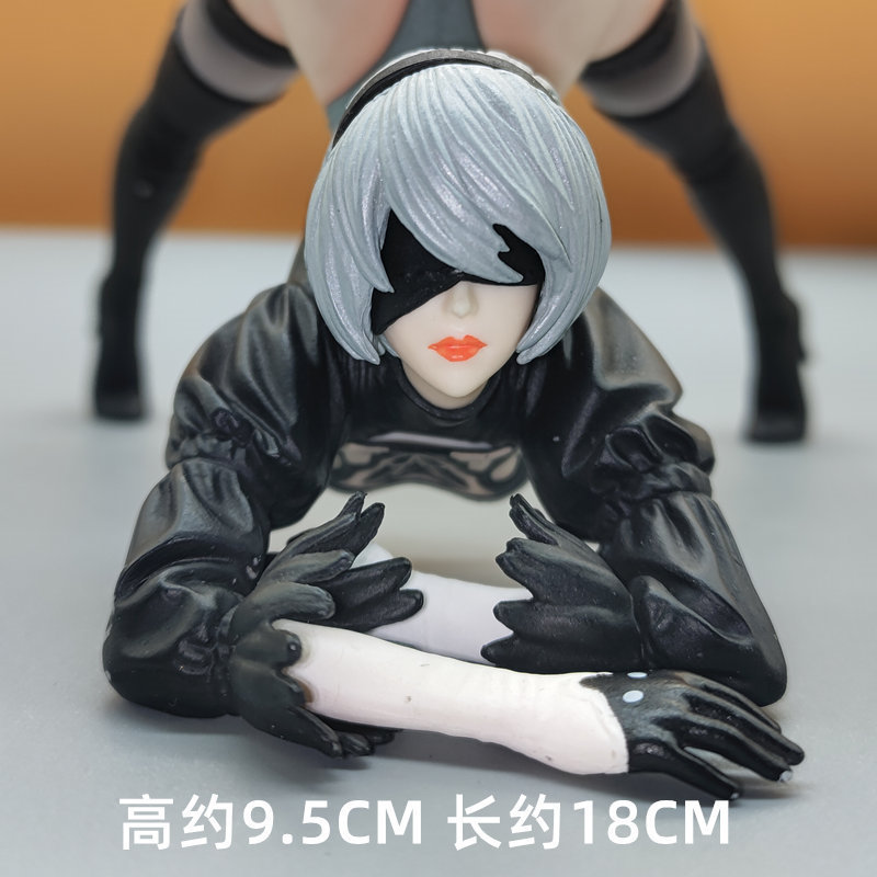 Cross-Border Hot-Selling Beautiful Girl Figure in Lying Pose, 2B Nier Figure Model Boxed, Wholesale Dropshipping Cross-Border Hot-Selling Beautiful Girl Figure in Lying Pose, 2B Nier Figure Model Boxed, Wholesale Dropshipping