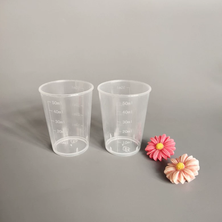 Пластиковый мерный стакан Spot 50 мл PP Мерный стакан 50 мл с мерным стаканом со шкалой