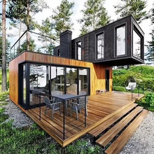苏歌二层住人钢结构集装箱房子可移动 预制模块化住宅设计建造