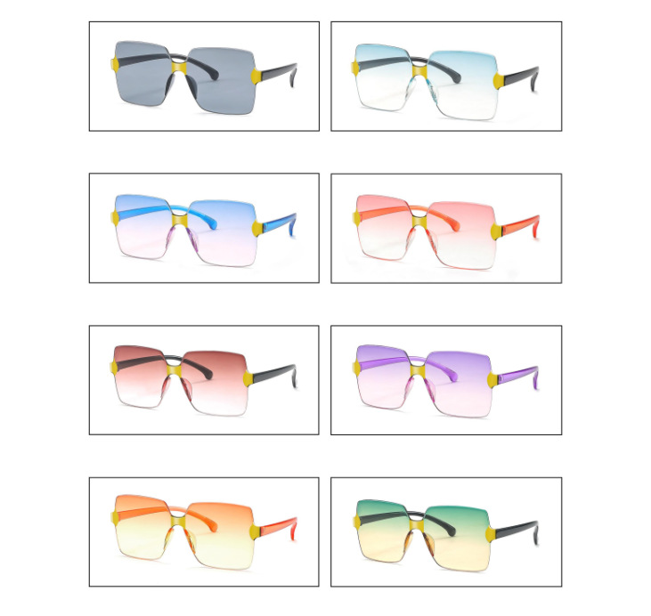 2025 nuevos lindos gafas de sol para niños PC en gafas de sol de comercio electrónico para correr gafas de protección solar UV para niños