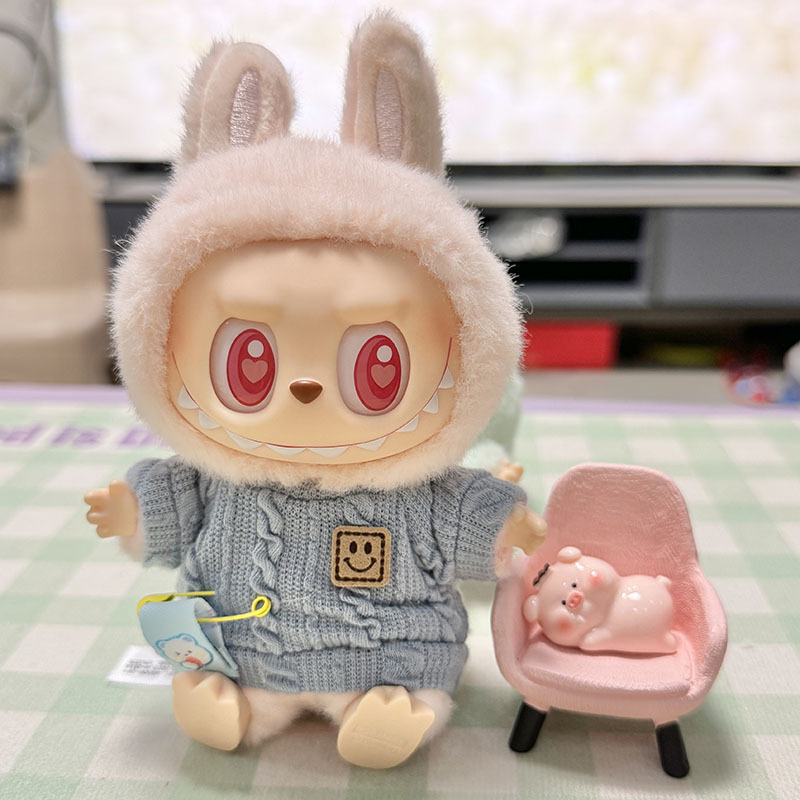 服のみ】第二世代ブラインドボックス ラブブ服 エポキシ樹脂製顔飾り ラブブ シットシットパーティーシリーズ ベビー服 可愛い|undefined