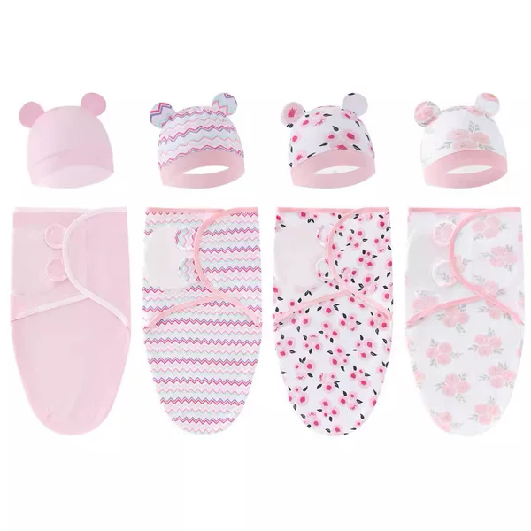 Factory Direct Supply Foreign Trade Baby Spring Silk Sleeping Bag Newborn Swaddle Blanket Delivery Room Wrap Baby Anti-Startle Blanket