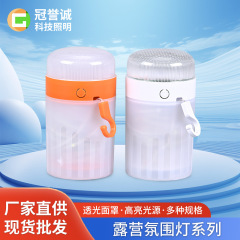 跨境露营灯多功能户外帐篷灯手提收缩灯串氛围彩色圣诞节装饰灯