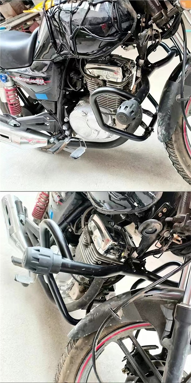 Motorcycle Bumper Front Bumper 125.150 Modified Surround Thickeneded Anti-Fall Universal Competitive Anti-Fall Bumper