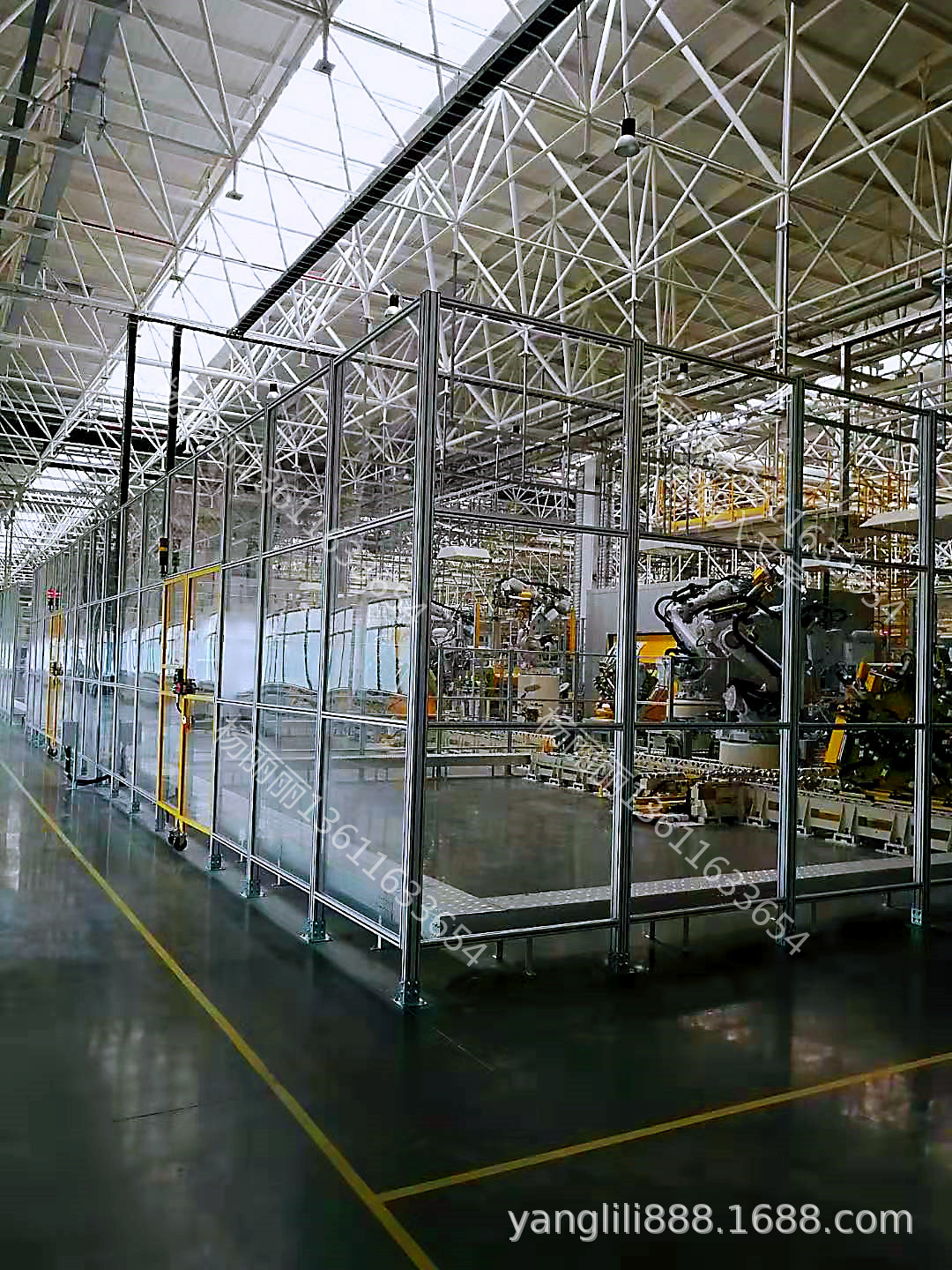 嘉兴工业铝型材设备防护罩  安全围栏 工作台