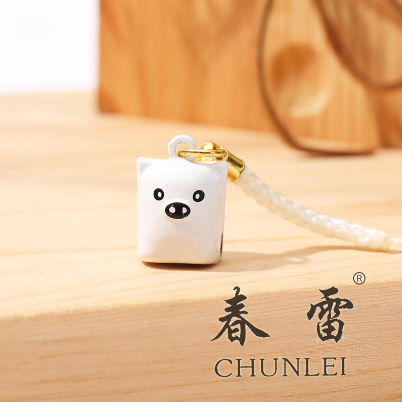 Campana de dibujos animados japonés adornos de campana de dibujos animados adornos de campana