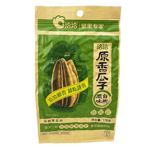 Qiaqia Fragrant Melon Seeds & Sunflower Seeds – Original Flavor, Naturally Aromatic Melon Seeds – Snack for Front Desk Receptionists, Nuts, Fried Goods, and Casual KTV Treats