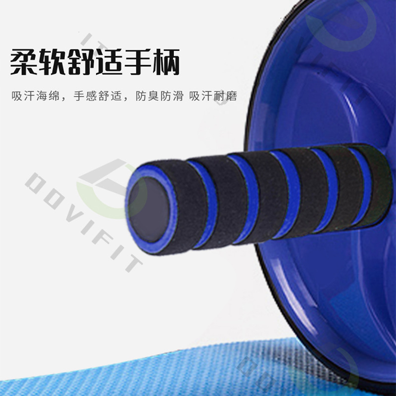 Rueda abdominal equipo de fitness hogar abdominal rueda muscular hombres y mujeres rodillo abdominal de 18 pulgadas entrenador abdominal