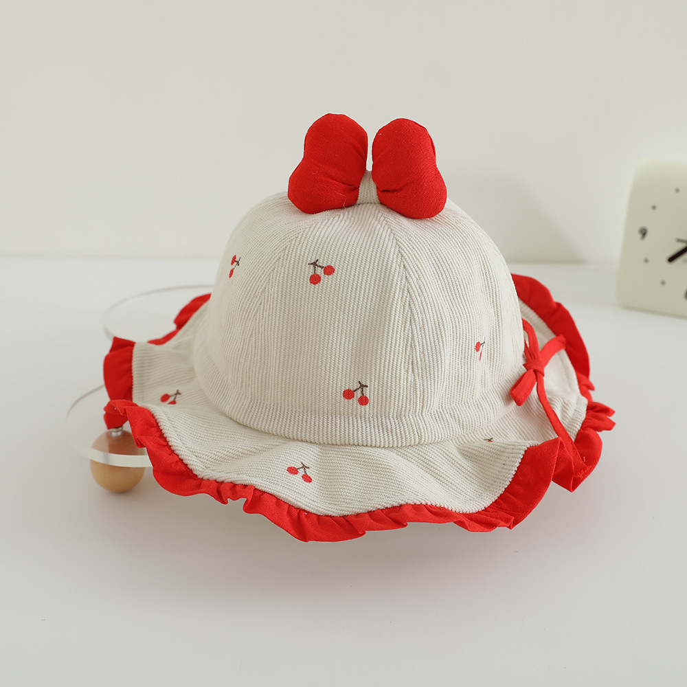 Printed cherry --- red edge + 50CM suitable for children around 1-3 years old + standard