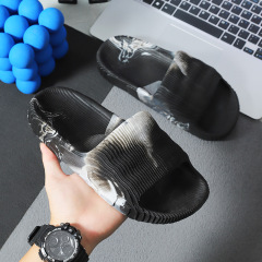 Shit-stepping slippers for men in summer new style home non-slip bathroom bathing couples thick-soled home home men's sandals for women
