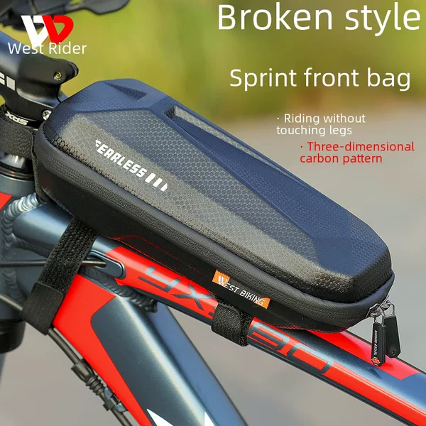 West rider sprint racing car bag on the front of the car riding bag hard shell bike car equipment