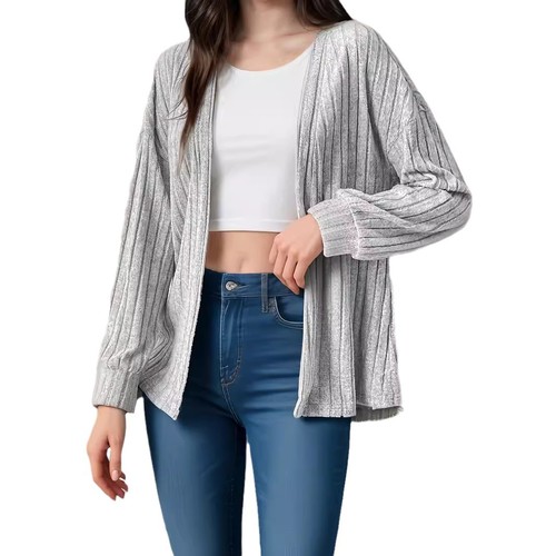 Trendy European and American-style solid-color corduroy cardigan coats for autumn and winter