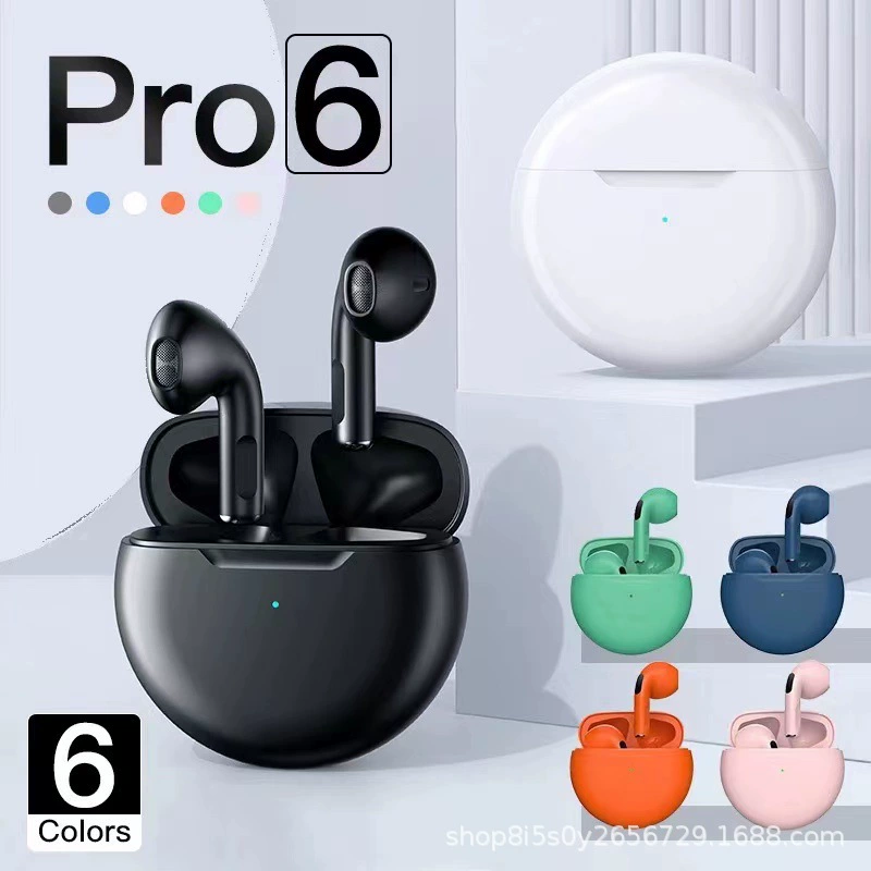 Сенсорные трехмерные наушники pro, pro6, bluetooth, pro4