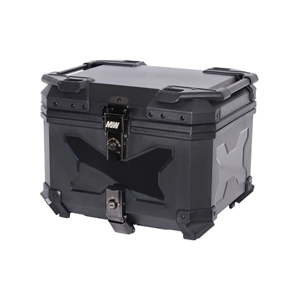 Wholesale New Embossed 45L Motorcycle Motorcycle trunk - 45l-plastic-box-x-typeblackpremium-version