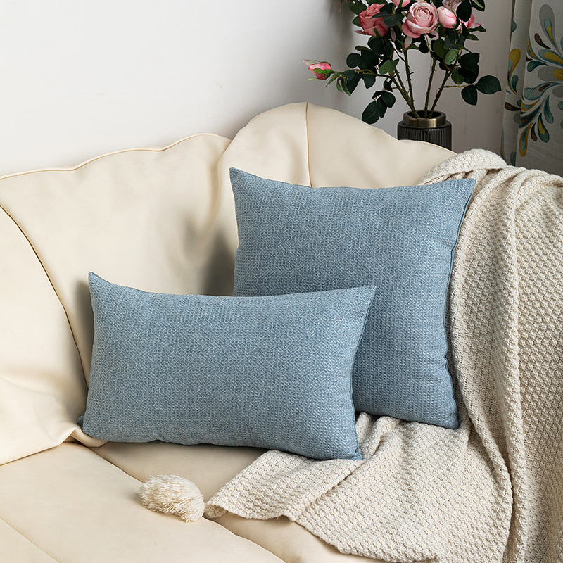 Nordic style modern simple solid color three-dimensional texture sofa cushion cover home decoration sofa cushion cover_voghion.com