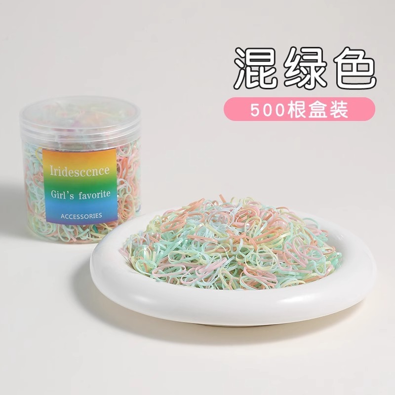 高级感一次性扎发皮筋女儿童弹力耐用发圈不伤发头绳头饰发绳|undefined