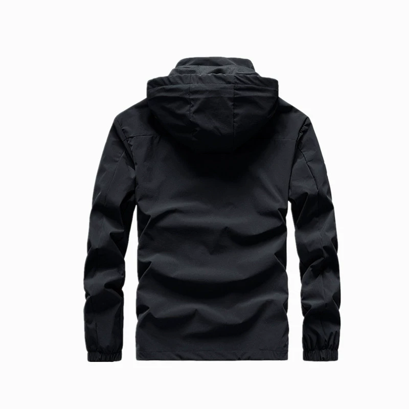 Тонкая куртка с капюшоном для отдыха, ветровка осенняя тренч, oversize, для бега