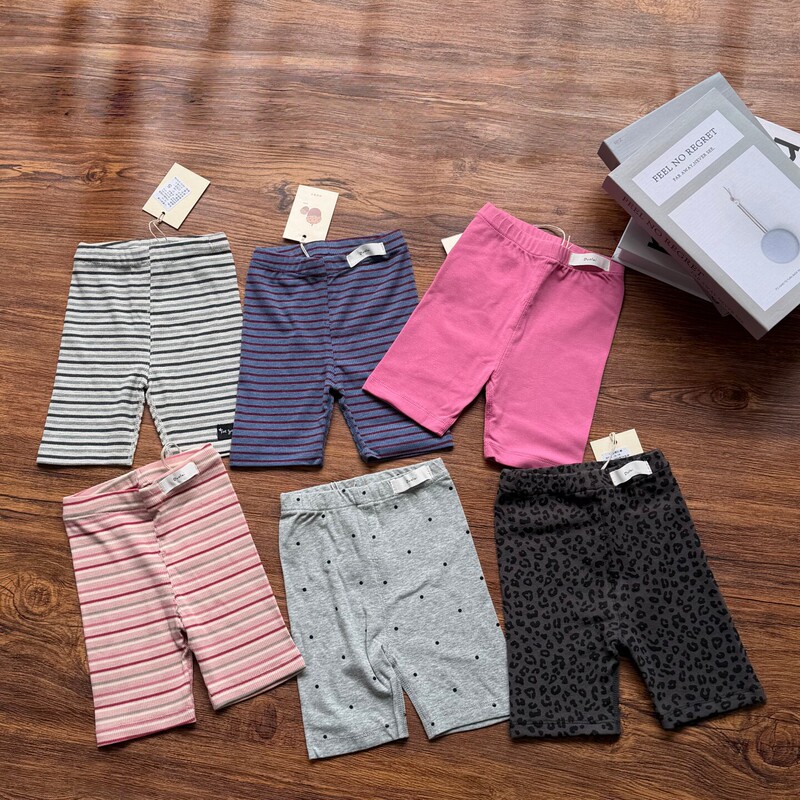 Little Pudding 2026 Summer New Style Girls' Pure Cotton Cycling Shorts High Elastic Fashionable Five-Point Pants for Outerwear and Casual Wear