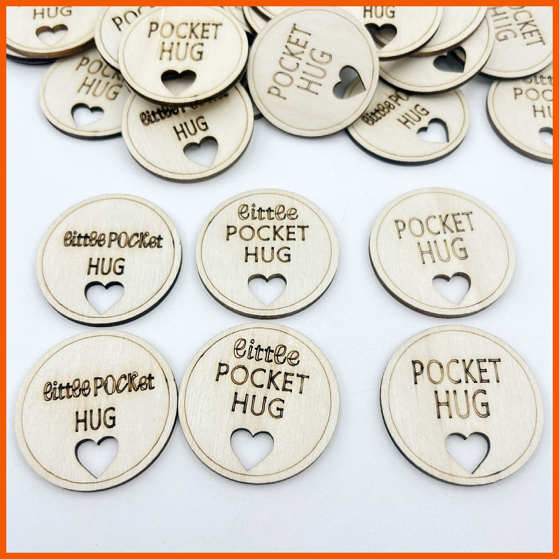 Creative cartoon wooden fridge magnet
