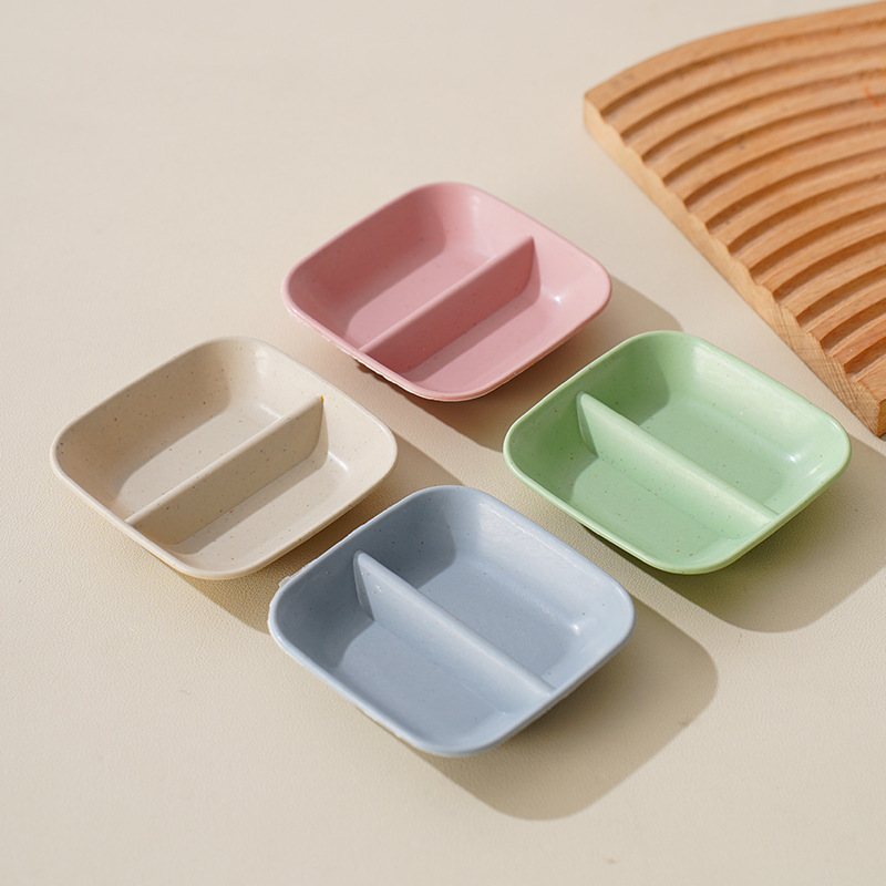 ソース皿、家庭用酢皿、醤油皿、バーベキュー調味料皿、プラスチック丸皿、スナック皿、スナック皿|undefined