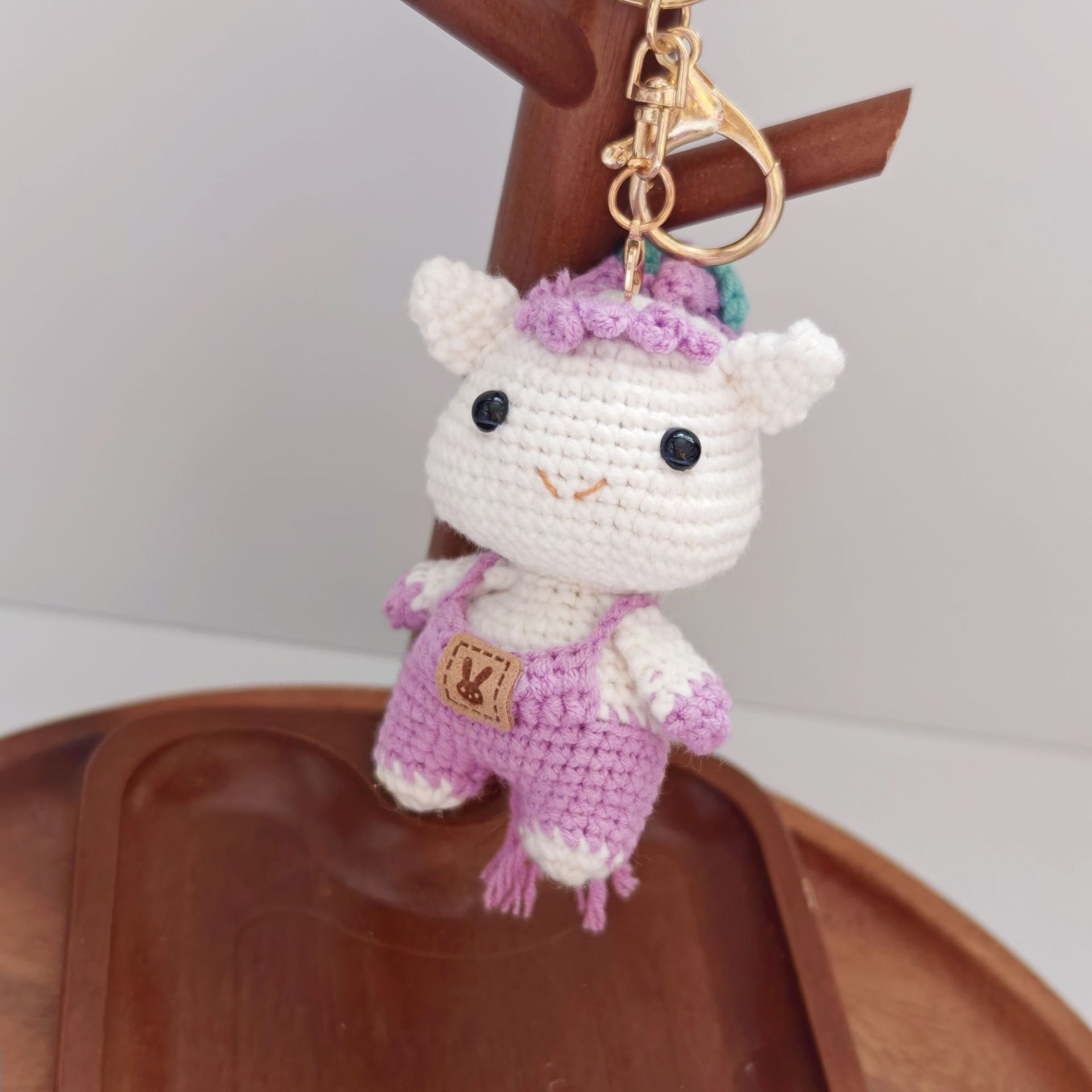 Colgantes de animales del zodiaco tejidos a mano, muñecos de lana hechos a crochet, accesorios decorativos para bolsos, regalos al por mayor y al detalle. image 46