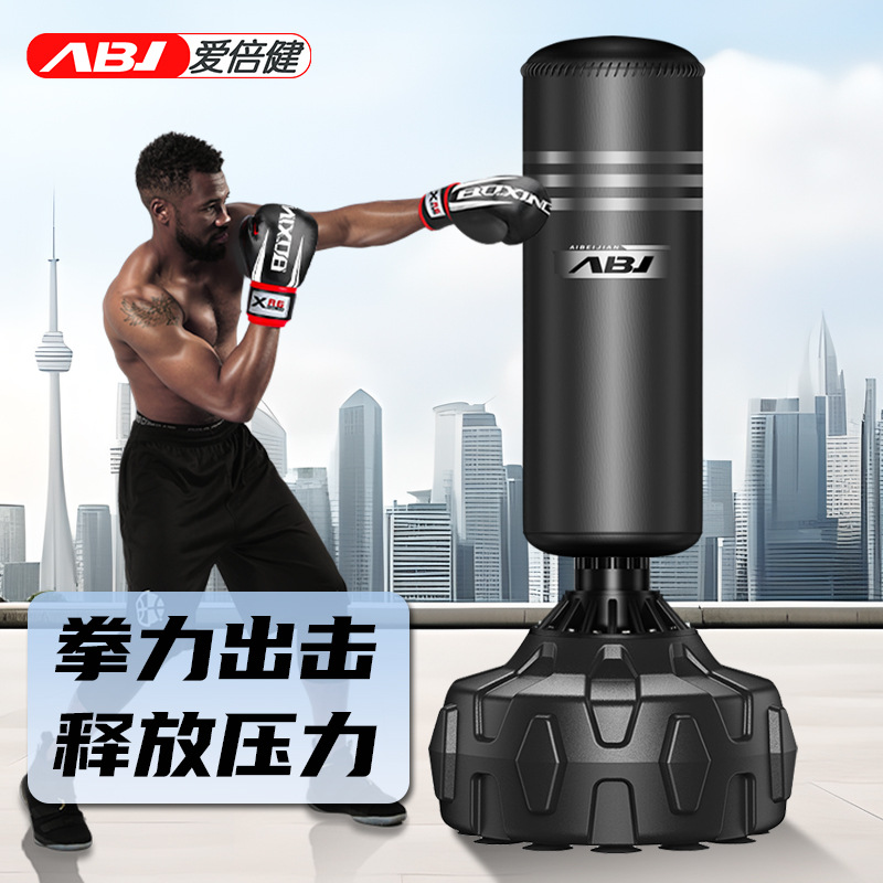 Bolsa de arena de boxeo Sanda vertical hogar adulto saco de arena tumbler niños taekwondo colgando saco de arena ENTRENAMIENTO BOXEO columna