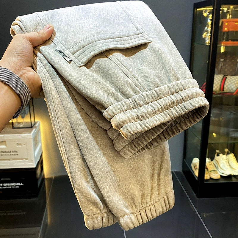 Осенние трендовые брюки для отдыха, oversize, свободный покрой