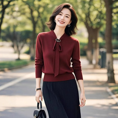 漂亮女装高端时尚搭配一整套高级感冬装气质休闲针织毛衣裙子套装
