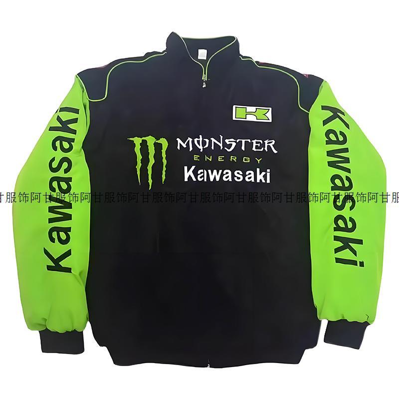 F1 Racing Suit Jacket Embroidered American Motorcycle Casual Jacket Windbreaker Cycling Suit Covered with Ancient Men's and Women's Spring