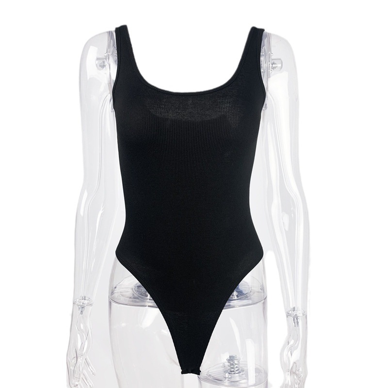 Nuevo Mono de Verano 2025 para Mujer, Estilo Europeo y Americano, Comercio Exterior, Top sin Mangas, Espalda Descubierta, Ajustado, Tipo Camiseta sin Mangas
