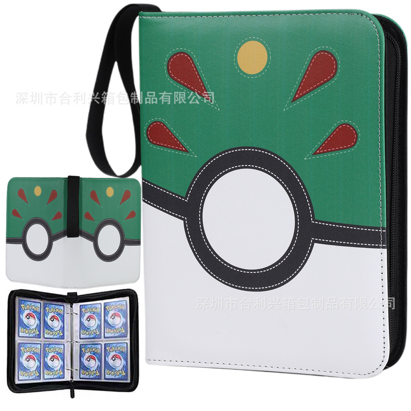 FUENTE fabricante en stock suministro baokemeng juego tarjeta colección libro Magic Baby Tarjeta de cremallera libro de almacenamiento