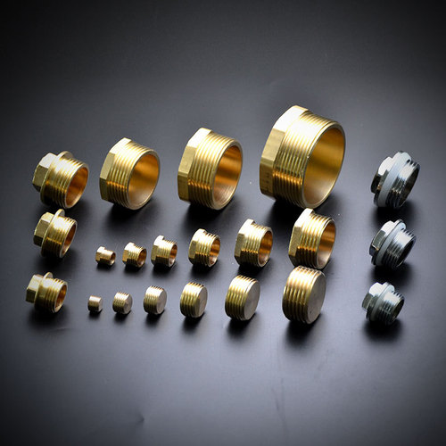 1/2/3/4/6 points 1/1.2 inch all-copper outer wire plug inner hexagonal water pipe bulkhead plug pipe plug plumbing accessories