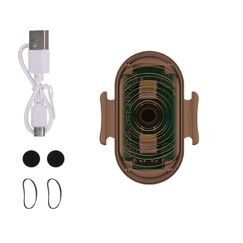 투명한 2 램프 플래시 램프 [원격 제어 없음] 검게 한 세트