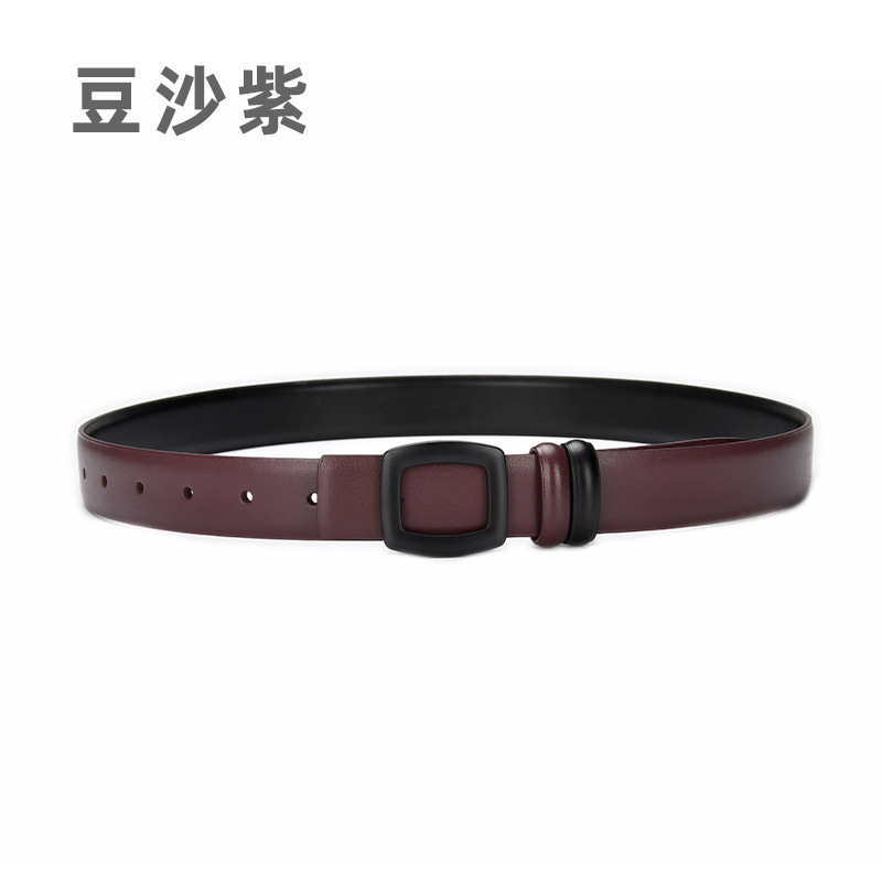 女生真皮皮带女士牛皮腰带女装饰百搭大衣外套牛仔裤女款裤带批发|undefined