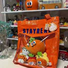 二次元痛包单肩包手提包PP编织袋显眼包袋子批量制作可印刷logo