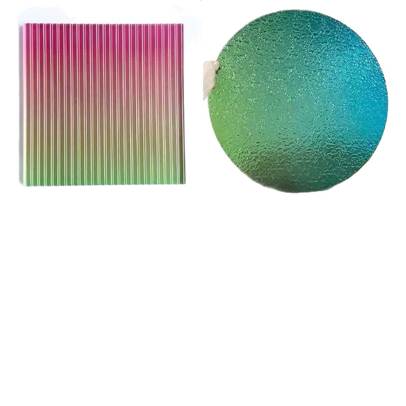 Gradient color acrylic board color stripes resin plexiglass board stone pattern PMMA board UV printing processing