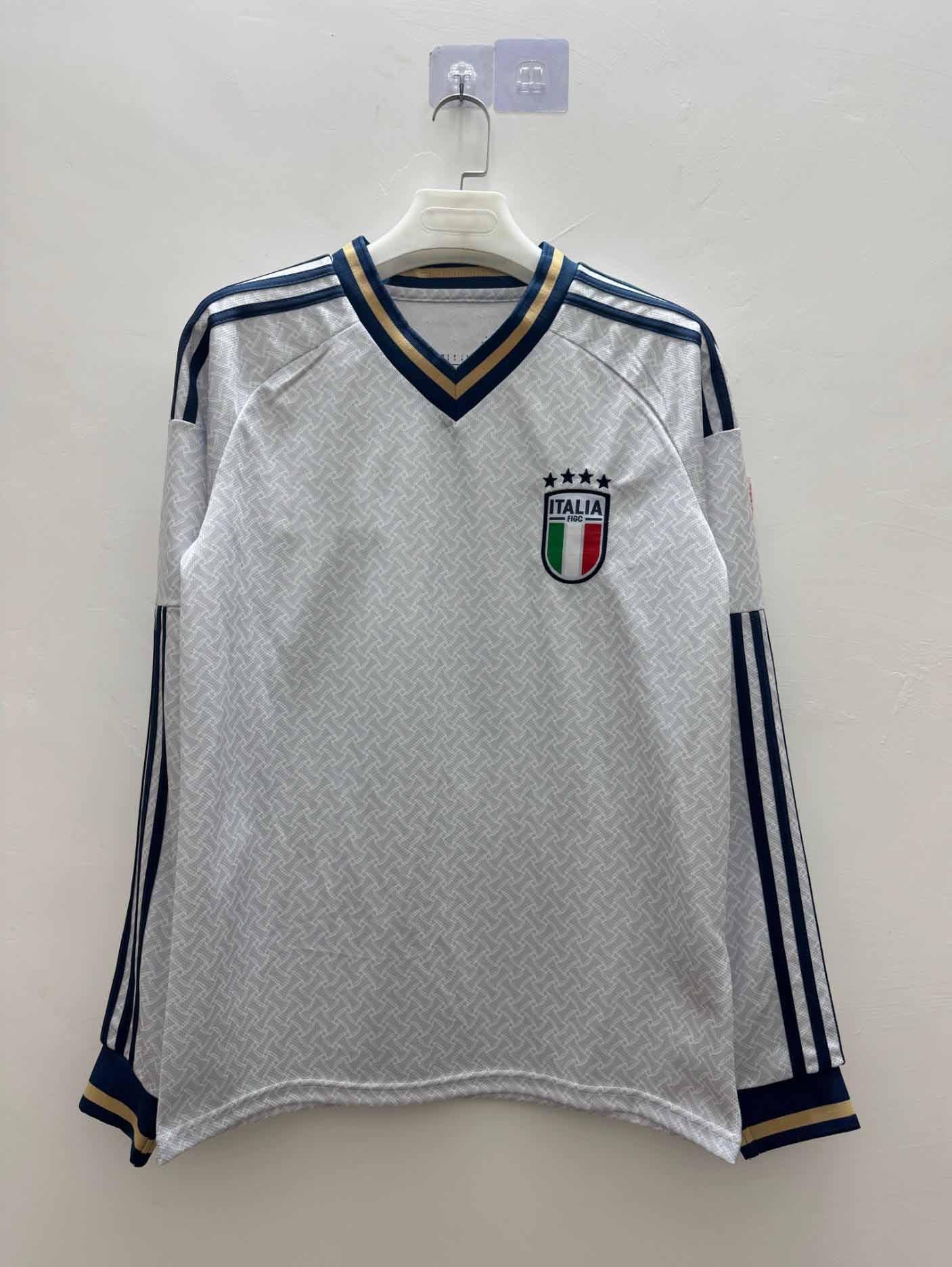 Nueva camiseta de fútbol de mangas largas de Argentina Real Madrid Barça de Alemania, la misma camiseta de venta directa suelta transpirable image 17