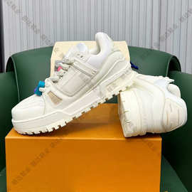 顶级版本胖丁鞋驴家Trainer增高厚底运动板鞋男女情侣款百搭鞋