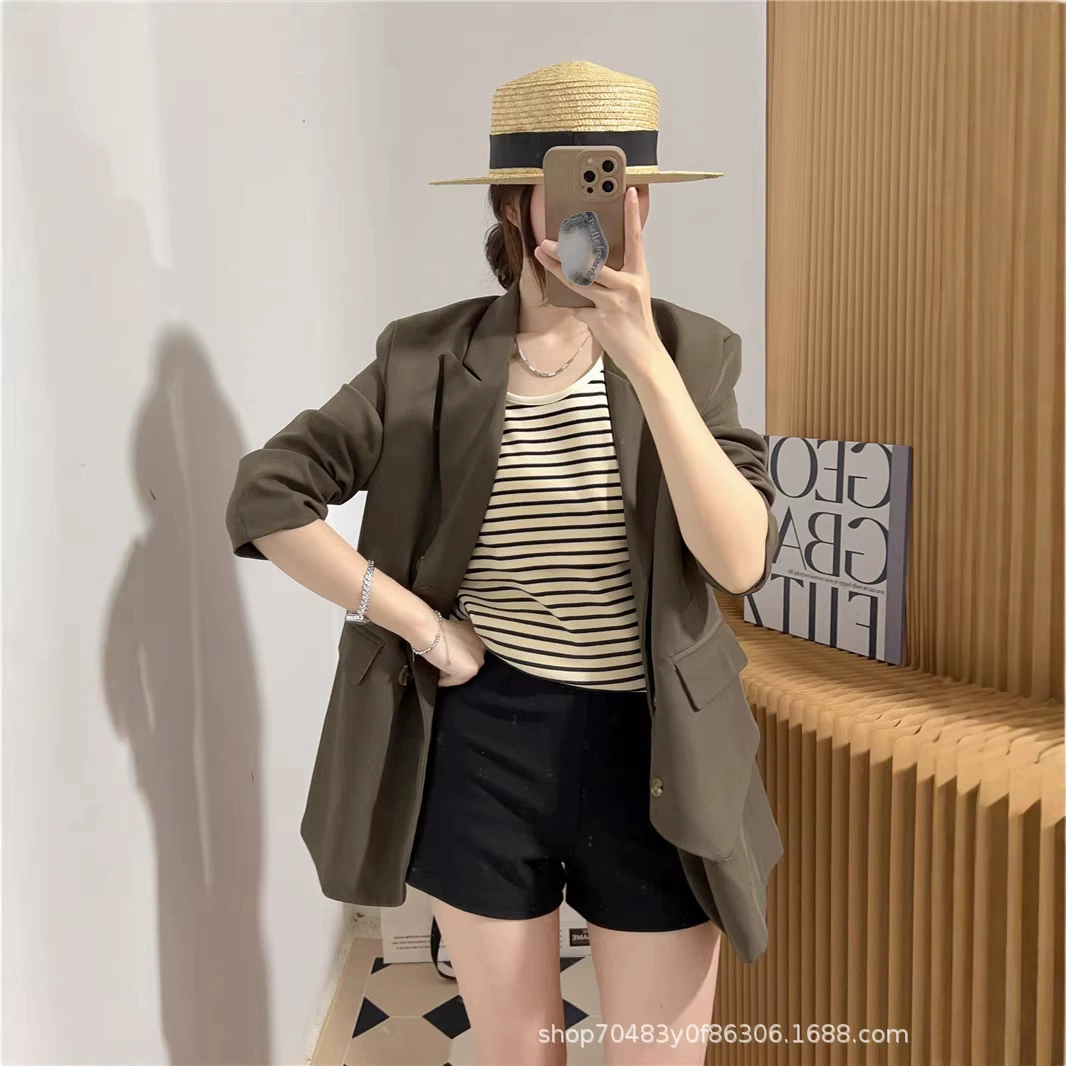 Летний жилет в полоску для кормления грудью 2311