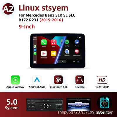 9inch Android Mercedes-Benz SLK SL DVD Navigation - linux-50-9inch