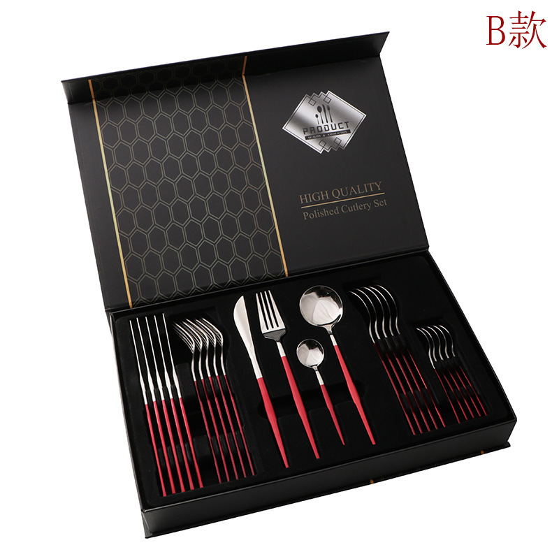 B타입 [실버+레드] 24개 세트